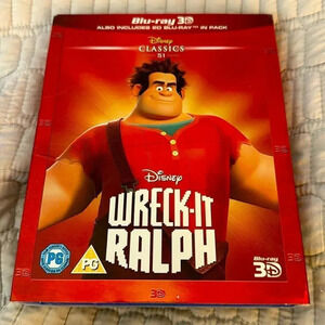 NIB Disney Wreck-It Ralph Blu-ray 3D and 2D Movie